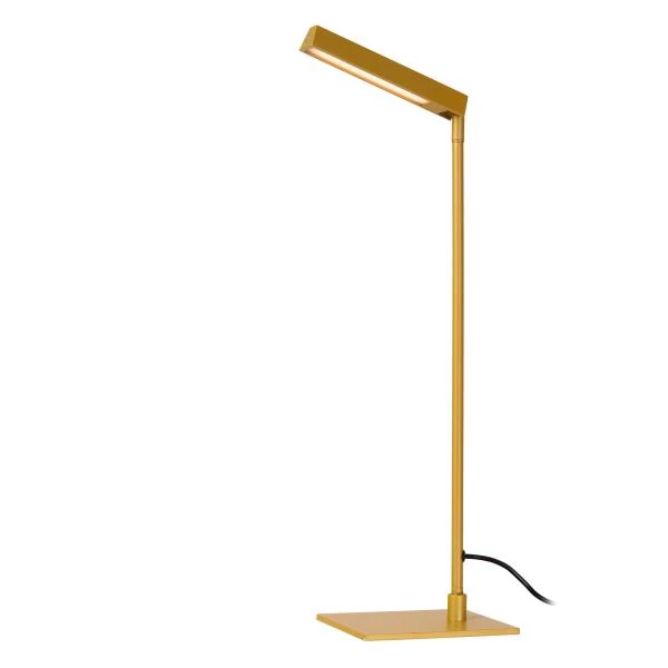 Lucide LAVALE - Lampe de bureau - LED Dim. - 1x3W 2700K - Jaune Ocre - détail 1